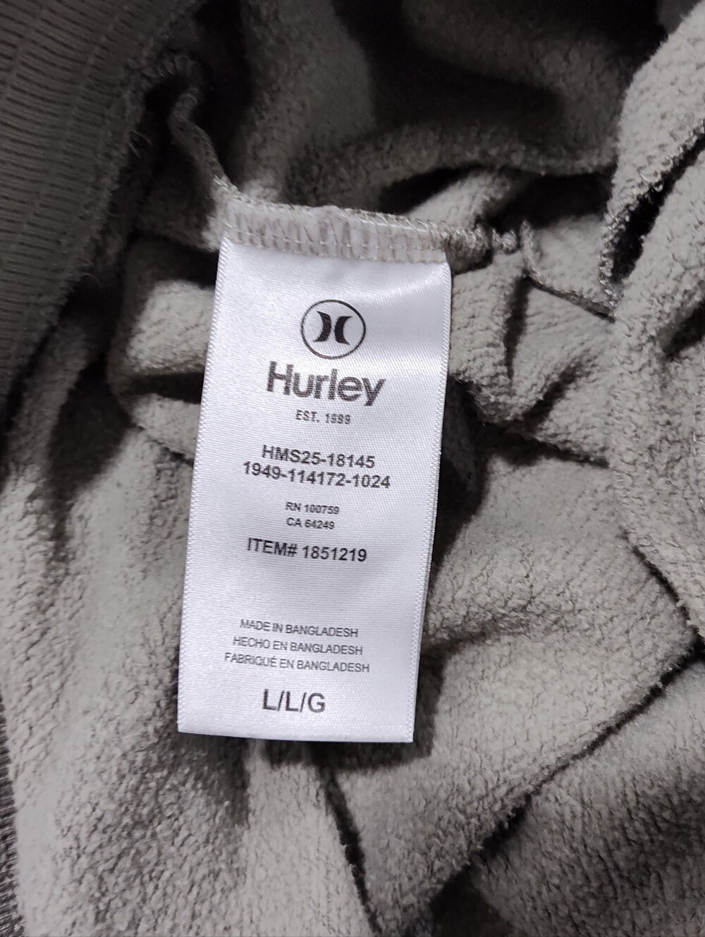 Hurley Men's Size Large Jogging Pants/Joggers, Olive Green, Item# 185121930 - Picture 10 of 13